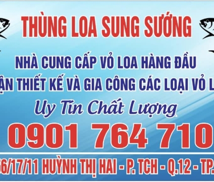 XƯỞNG SẢN XUẤT VỎ THÙNG LOA